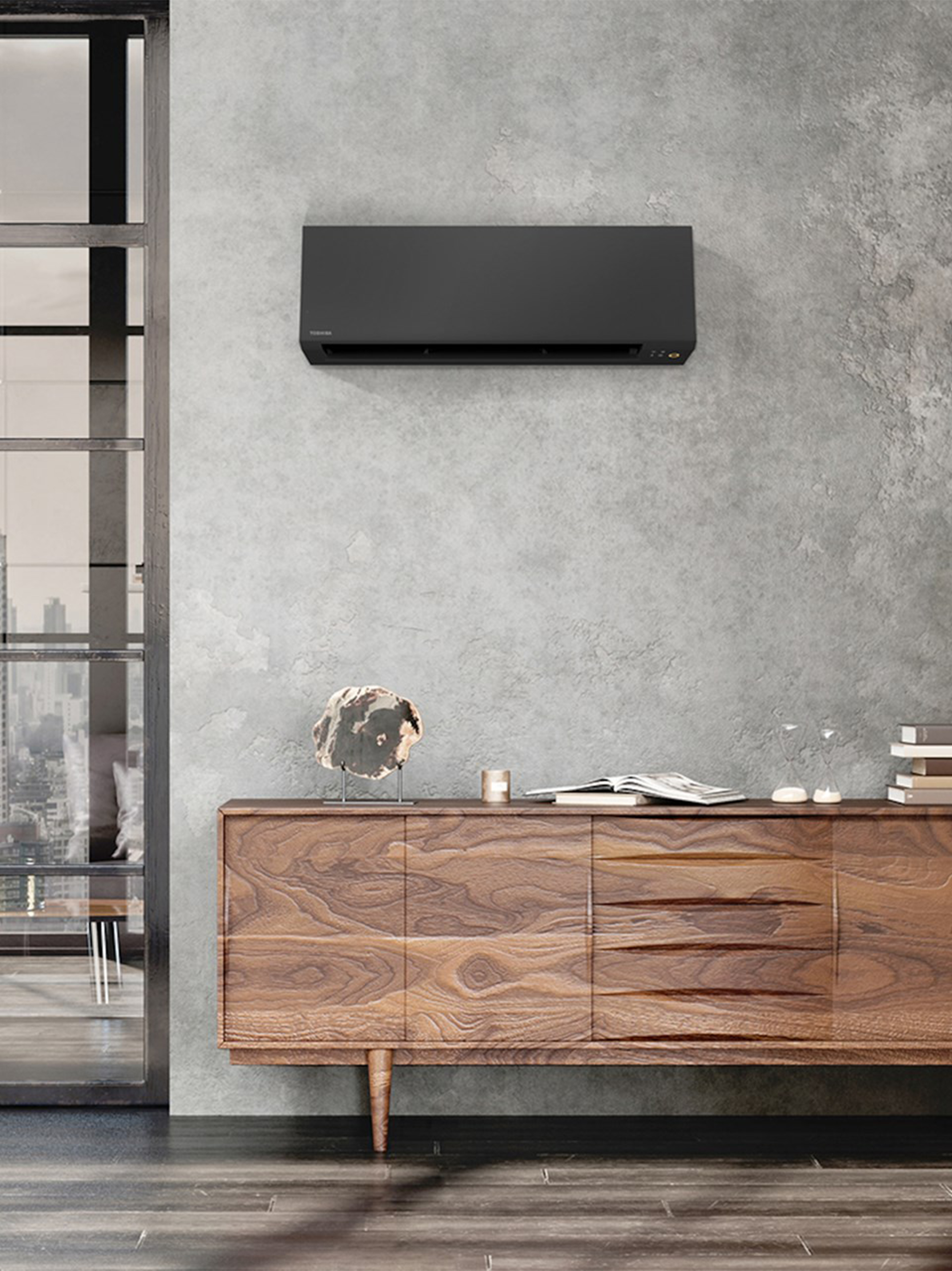 Elegant innedel med tøytrekk i et utvalg med farger. 